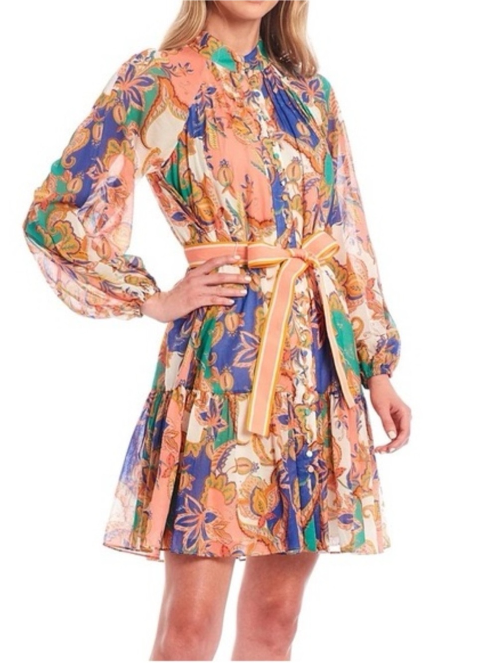 ANTONIO MELANI Brynn Paisley Print Dress